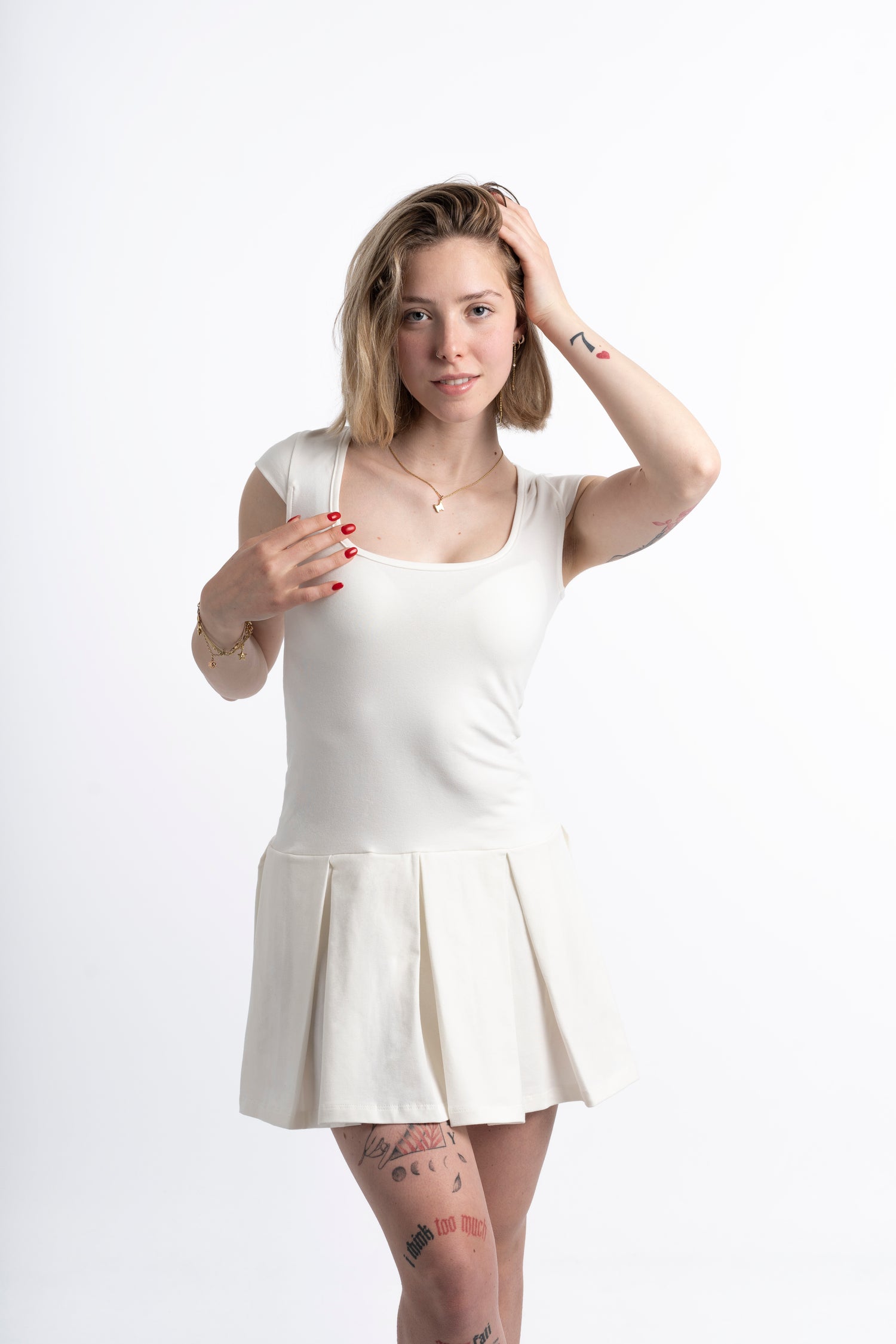 Abito corto da giorno in stile dolce vita italiana